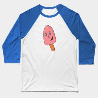 A cute smiling popsicle Baseball T-Shirt